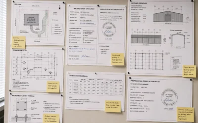 Steel Building Permit Drawings in Canada